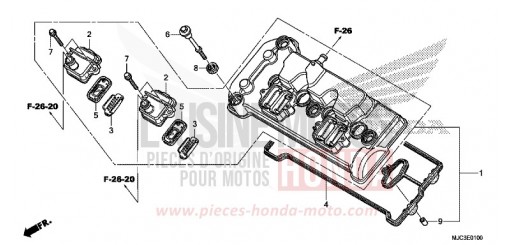 CYLINDER HEAD COVER CBR600RAD de 2013